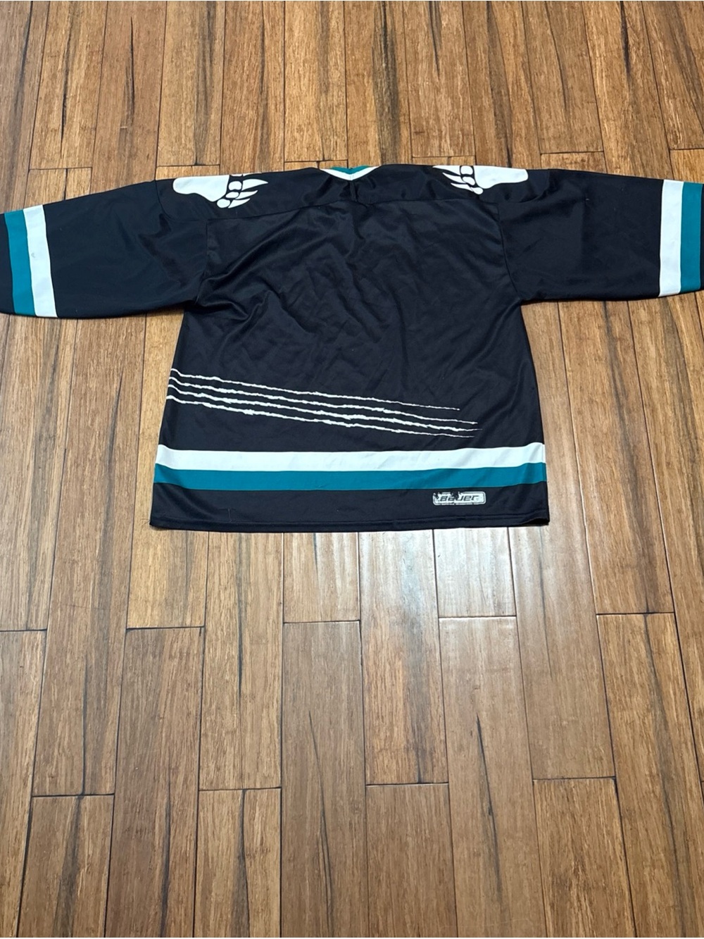 Vintage 90s Bauer Utah Grizzlies IHL Hockey Jersey Size L/XL Mens - Picture 15 of 15